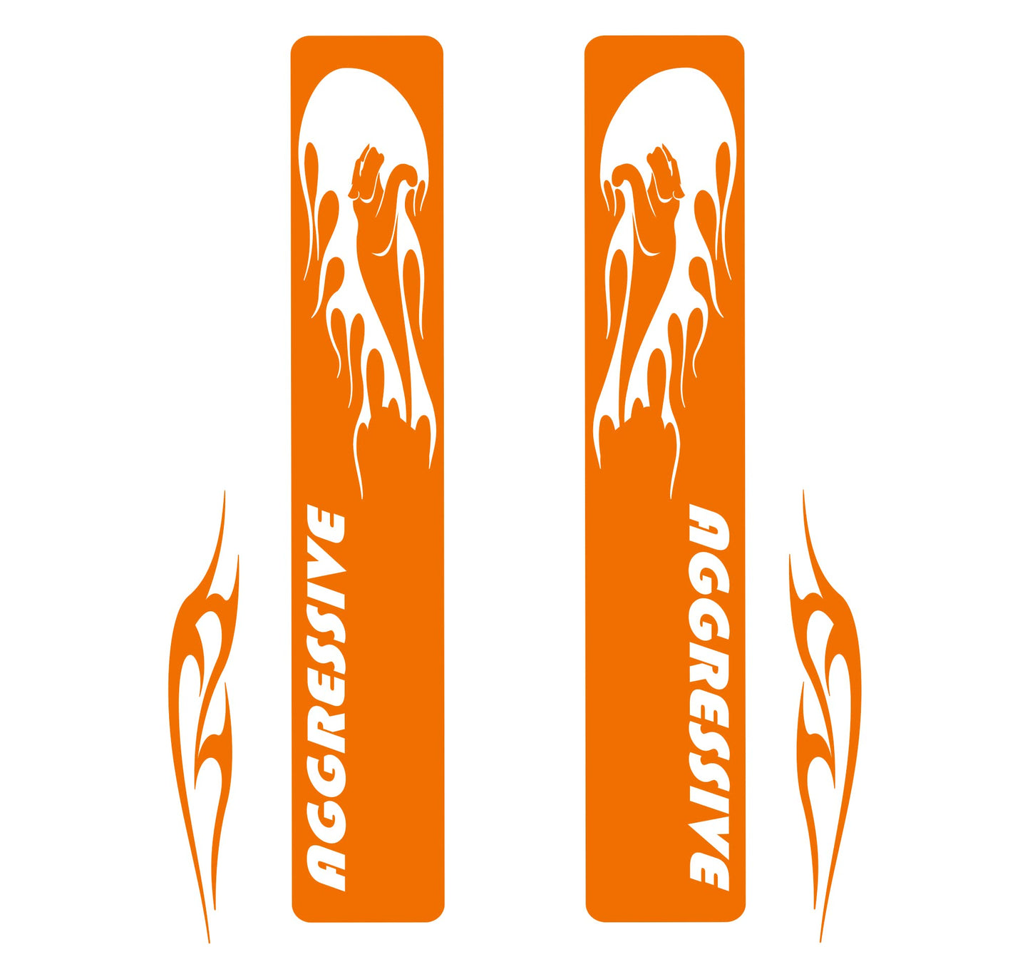 DualColorStampe Adesivi Forcella Bici MTB Mountain Bike Stickers Accessori Bicicletta Decalcomanie Aggressive B0038 a €15.99 solo da DualColorStampe