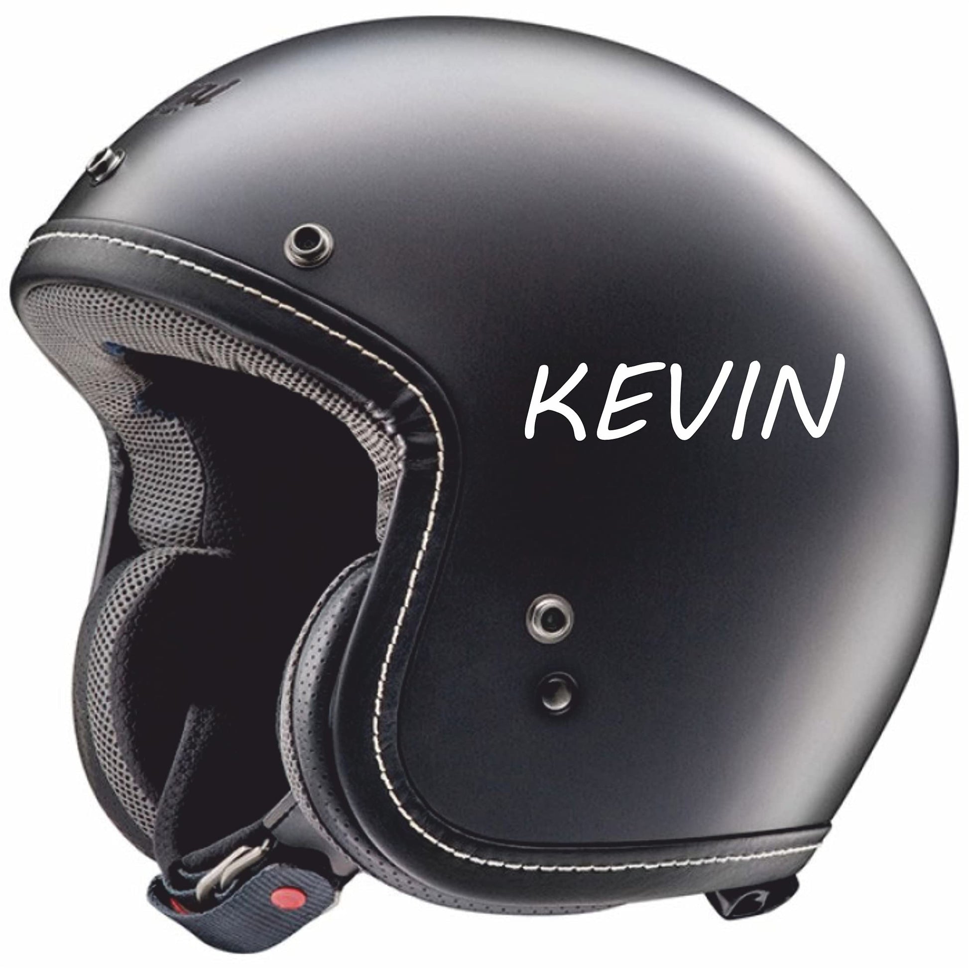 ADESIVI NOME PERSONALIZZATO BICI MOTO CASCO AUTO SCUOLA CASA decalcomanie tuning COD.C0016 a €9.99 solo da DualColorStampe