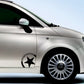 DualColorStampe Adesivi compatibili con Fiat 500 stella stickers decal carrozzeria decalcomania accessori auto COD.0287 a €19.99 solo da DualColorStampe