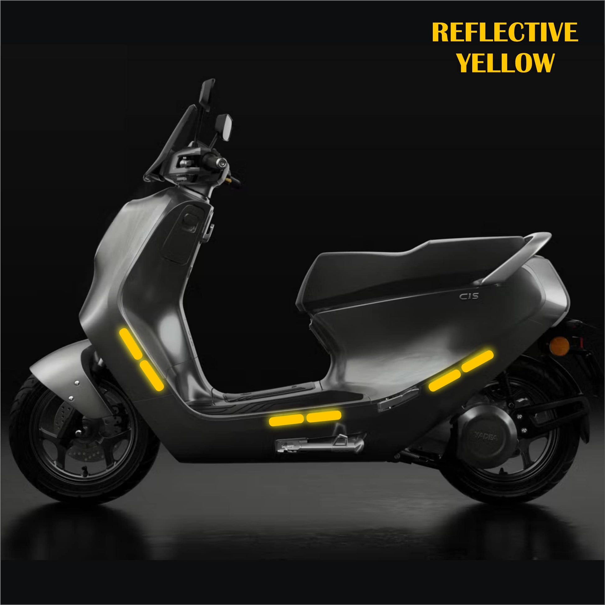 DualColorStampe Adesivi 12 PZ Sicurezza e visibilità di Notte per Bicicletta Passeggino Casco Moto Motorino Nero rifrangenti riflettenti catarifrangenti stickers COD.0273 a €8.99 solo da DualColorStampe