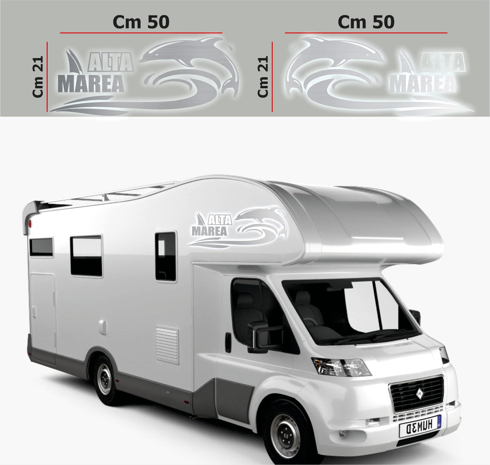 DualColorStampe Adesivi per Camper Compatibili con Adria Arca Bürstner Carthago Chausson Elnagh Mclouis Caravan Motorhome roulotte ALTA MEREA COD.0331 a €24.99 solo da DualColorStampe