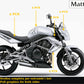 DualColorStampe Adesivi Compatibili con Kawasaki ER-6N (2009-20011) serbatoio DX-SX stickers Moto Motorbike COD.M0148 a €39.99 solo da DualColorStampe