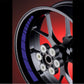 DualColorStampe Adesivi interno cerchi moto 17 POLLICI Compatibili con Ducati Suzuki Kawasaki Honda Triumph cerchi cerchioni gomme strisce COD.D0042 a €9.99 solo da DualColorStampe