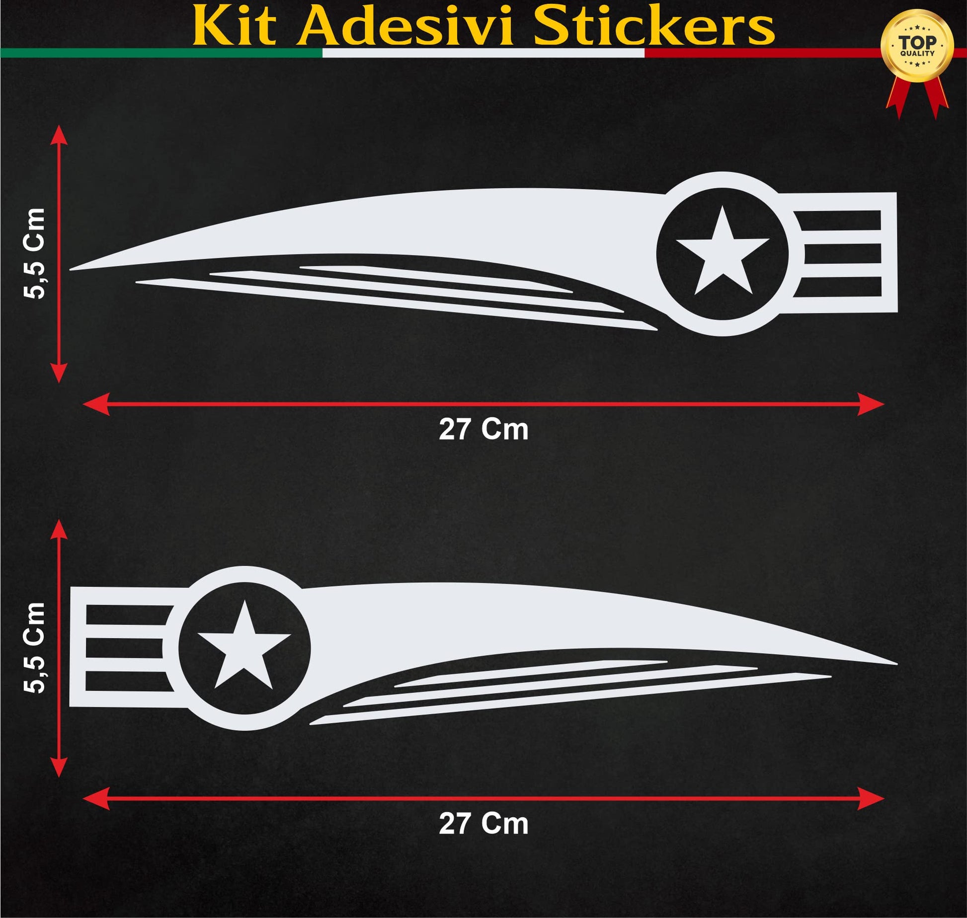 DualColor Prints Stickers Compatible with Harley-Davidson tank star DX-SX  Moto Motorbike stickers accessories COD.M0141
