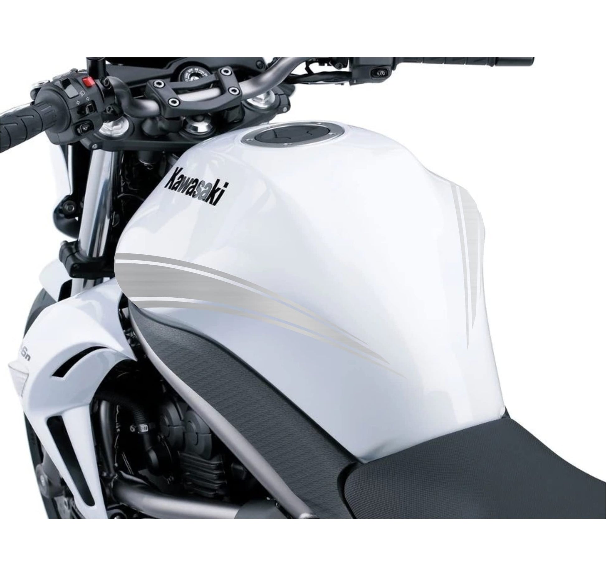 DualColorStampe Adesivi Compatibili con Kawasaki ER-6N (2009-20011) serbatoio DX-SX stickers Moto Motorbike COD.M0147 a €39.99 solo da DualColorStampe