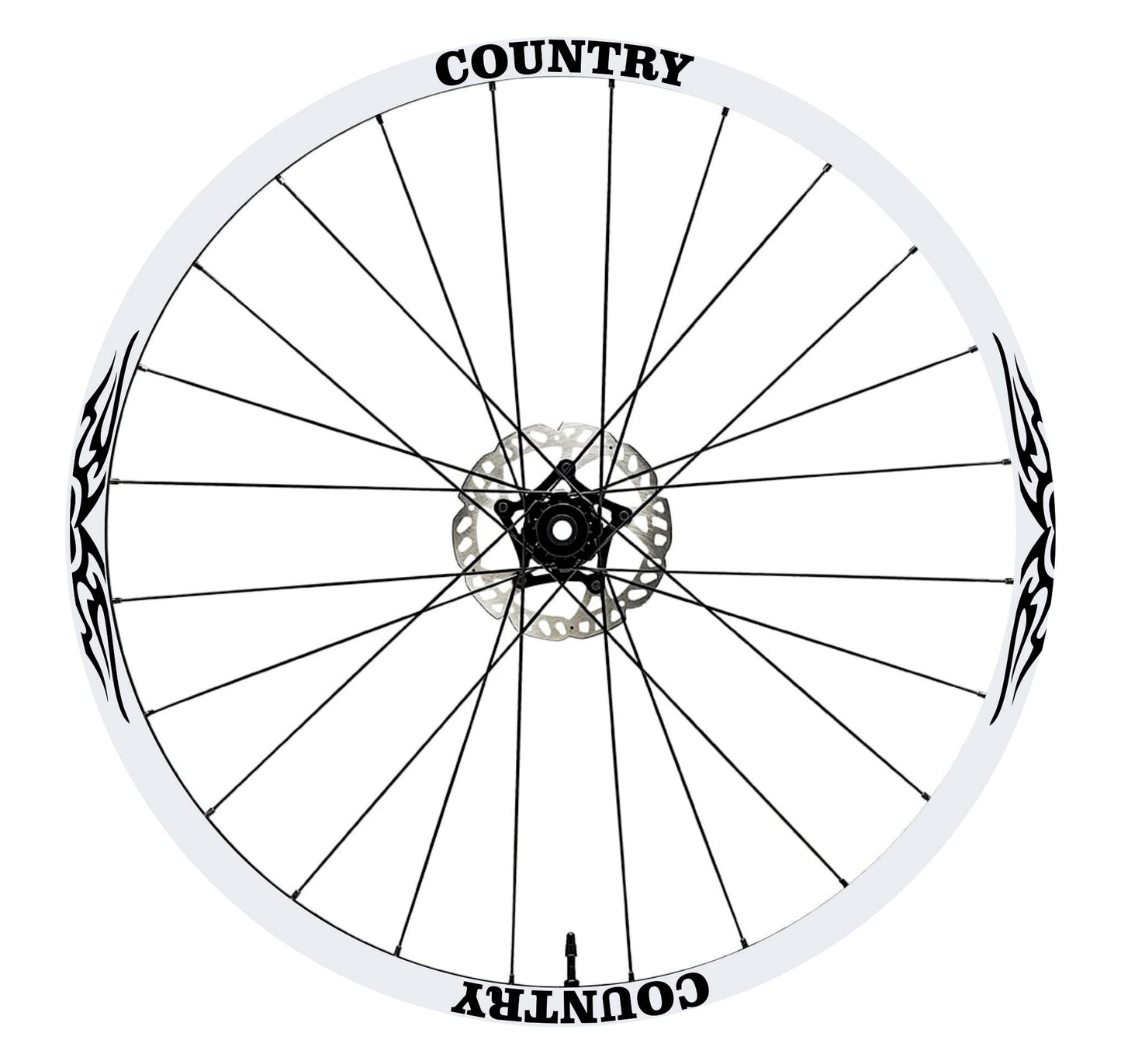 DualColorStampe Adesivi Cerchi Bici 26'' - 27,5'' - 28-29'' Pollici Ruota Bici MTB Bike Stickers Cerchi MTB B0056 a €10.00 solo da DualColorStampe