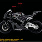 DualColorStampe Adesivi Compatibili con Honda CBR RR (2007-2010) carena DX-SX stickers Moto Motorbike COD.M0255 a €39.99 solo da DualColorStampe