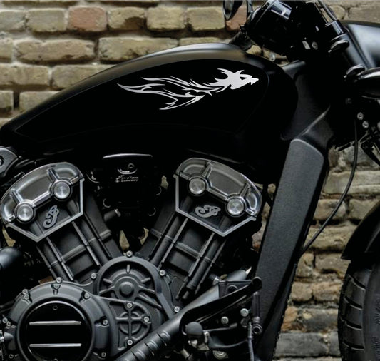 DualColorStampe Adesivi Compatibili con Indian motorcycle moto serbatoio DX-SX stickers Moto Motorbike Falco COD.M0275 a €18.99 solo da DualColorStampe