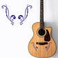 DualColorStampe Adesivi per chitarra classica elettrica basso motivo tribale (kit da 2 pezzi) decalcomania per chitarra - X0002 a €13.99 solo da DualColorStampe
