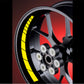 DualColorStampe Adesivi interno cerchi moto 17 POLLICI Compatibili con Ducati Suzuki Kawasaki Honda Triumph cerchi cerchioni gomme strisce COD.D0042 a €9.99 solo da DualColorStampe