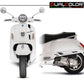 DualColorStampe Adesivi compatibili con Piaggio Vespa 300 GTS Super kit adesivi completo SWEET LIFE - Colore a scelta M0301