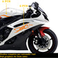 DualColorStampe Adesivi Compatibili con Yamaha R6 ANNO 2008 carena moto accessori stickers Motociclo colore a scelta BRO COD.M0280 a €34.99 solo da DualColorStampe