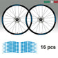 DualColorStampe Adesivi Cerchi Bici 26'' - 27,5'' - 28-29'' Pollici Ruota Bici MTB Bike Stickers Cerchi MTB B0008 a €10.00 solo da DualColorStampe
