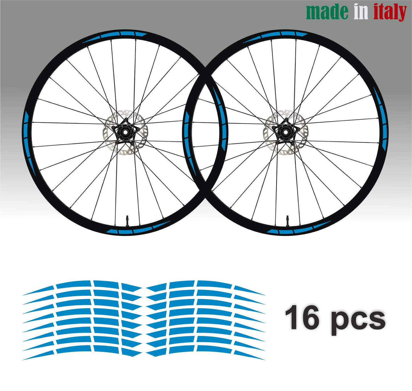 DualColorStampe Adesivi Cerchi Bici 26'' - 27,5'' - 28-29'' Pollici Ruota Bici MTB Bike Stickers Cerchi MTB B0008 a €10.00 solo da DualColorStampe