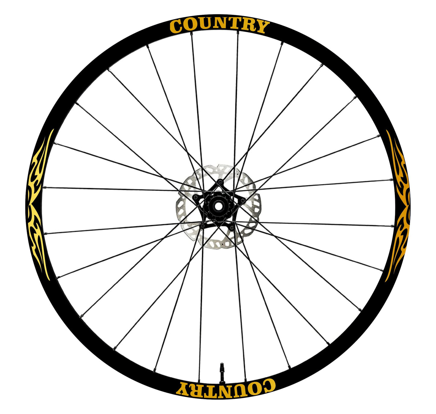 DualColorStampe Adesivi Cerchi Bici 26'' - 27,5'' - 28-29'' Pollici Ruota Bici MTB Bike Stickers Cerchi MTB B0056 a €10.00 solo da DualColorStampe