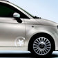 DualColorStampe Adesivi compatibili con Fiat 500 stella stickers decal carrozzeria decalcomania accessori auto COD.0287 a €19.99 solo da DualColorStampe