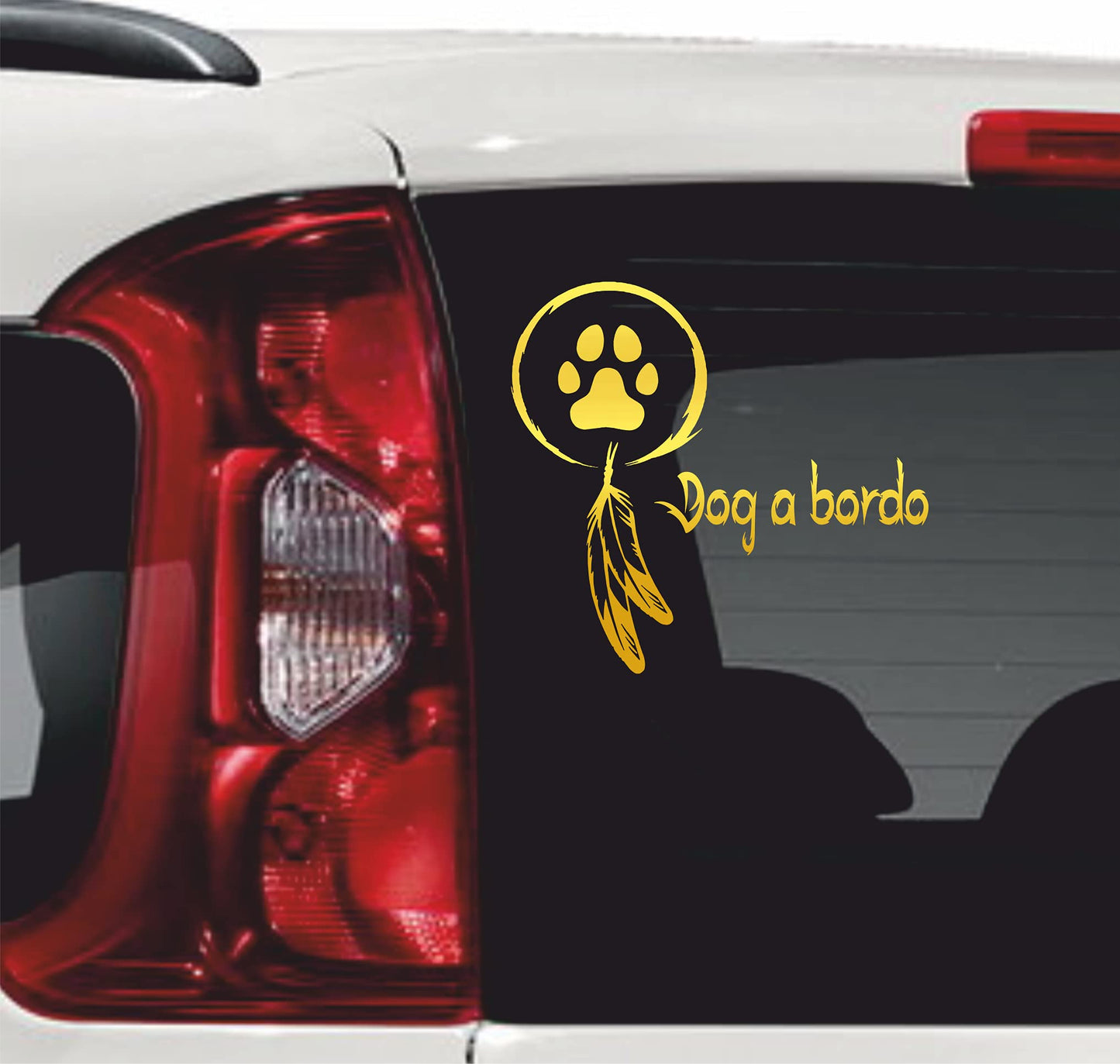 Adesivi per Auto Moto - Cane a Bordo Dog a bordo stickers decorativi auto COD.0008 a €9.99 solo da DualColorStampe