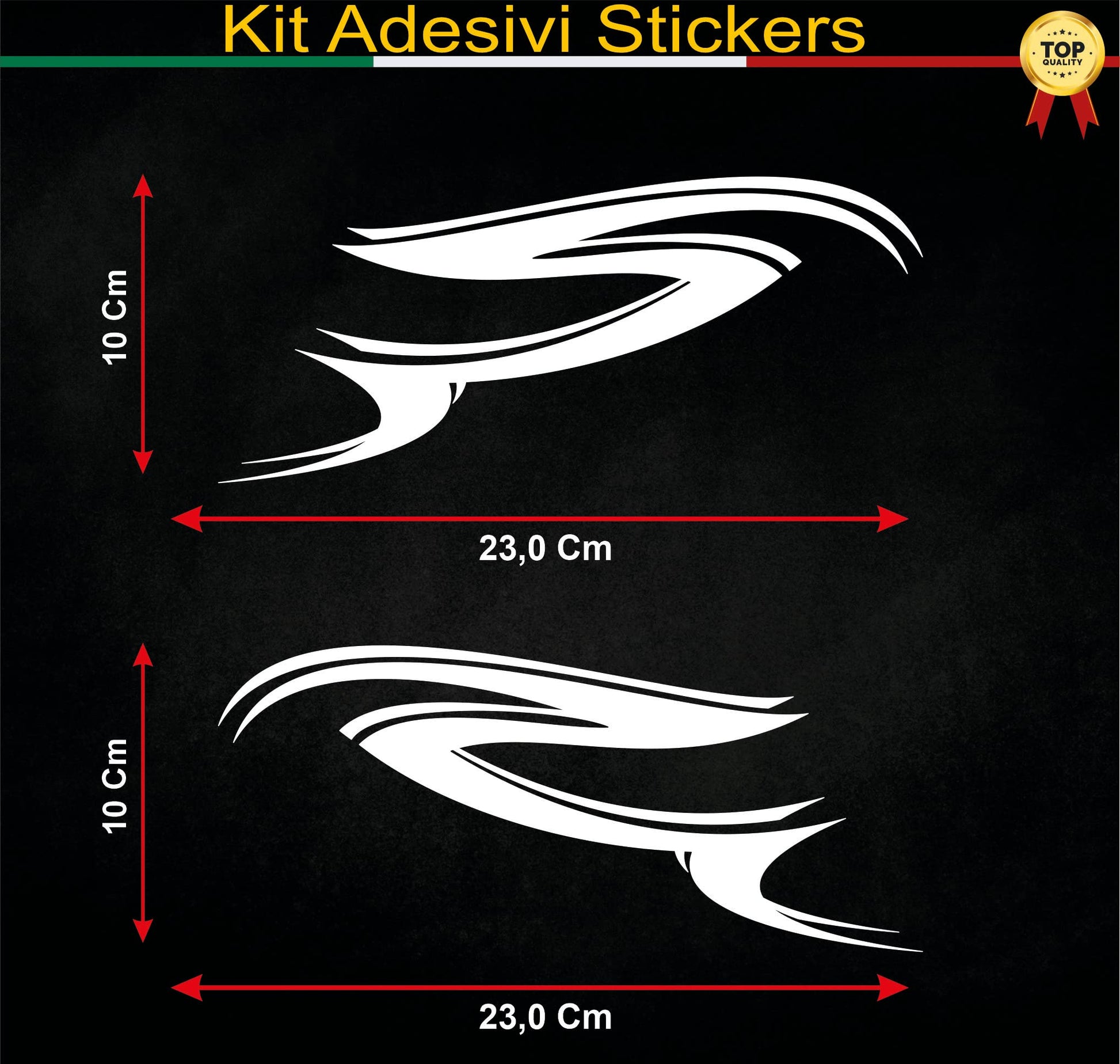 DualColorStampe Adesivi Compatibili con Harley-Davidson serbatoio DX-SX accessori stickers Moto Motorbike URAGANO COD.M0259 a €19.99 solo da DualColorStampe