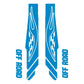 DualColorStampe Adesivi Forcella Bici MTB Mountain Bike Stickers Bicicletta Decalcomanie off Road B0036 a €15.99 solo da DualColorStampe