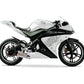 DualColorStampe Adesivi Compatibili con Yamaha YZF-R125 R125 (DX-SX) Carena moto decal stickers Design Stelle scacchiera M0126 a €18.99 solo da DualColorStampe