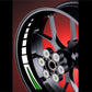 DualColorStampe Adesivi interno cerchi moto 17 POLLICI Compatibili con Ducati Suzuki Kawasaki Honda Triumph cerchi cerchioni gomme strisce COD.D0039 a €9.99 solo da DualColorStampe