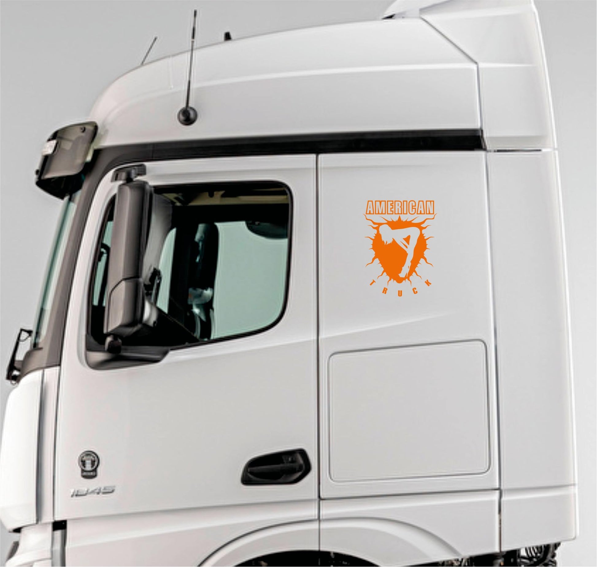 DualColorStampe Aufkleber kompatibel mit Scania Daf Iveco Man LKW