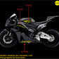 DualColorStampe Adesivi Compatibili con Honda CBR RR (2007-2010) carena DX-SX stickers Moto Motorbike COD.M0255 a €39.99 solo da DualColorStampe