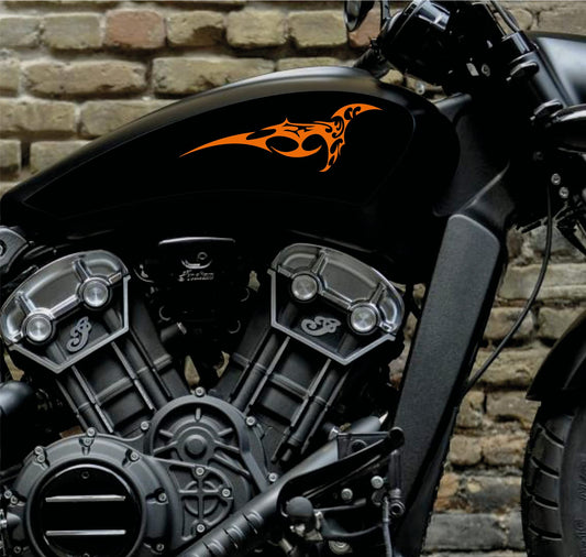 DualColorStampe Adesivi Compatibili con Indian motorcycle moto serbatoio DX-SX stickers Moto Motorbike TRIBALE COD.M0272 a €18.99 solo da DualColorStampe