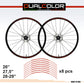 DualColorStampe Adesivi Cerchi Bici 26'' - 27,5'' - 28-29'' Pollici Ruota Bici MTB Bike Stickers Cerchi MTB accessori MTB B0043 a €10.00 solo da DualColorStampe