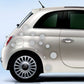DualColorStampe Adesivi Compatibili con Fiat 500 stickers universali tuning palline pois decal adesivi auto fiancata laterale COD.0216 a €11.99 solo da DualColorStampe