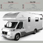 DualColorStampe Adesivi per Camper Compatibili con Adria Arca Bürstner Carthago Chausson Elnagh Mclouis Caravan Motorhome roulotte COD.0207 a €24.99 solo da DualColorStampe