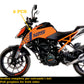 DualColorStampe Adesivi Compatibili con KTM DUKE 125 (2017-2020) DX-SX accessori stickers Motociclo COD.M0173 a €19.99 solo da DualColorStampe