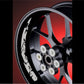DualColorStampe Adesivi interno cerchi moto 17 POLLICI Compatibili con Ducati Suzuki Kawasaki Honda Triumph cerchi cerchioni gomme strisce COD.D0041 a €9.99 solo da DualColorStampe
