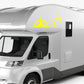 DualColorStampe Adesivi per Camper Compatibili con Adria Arca Bürstner Carthago Chausson Elnagh Mclouis Caravan Motorhome roulotte OMINO BUSSOLA COD.0345 a €26.99 solo da DualColorStampe