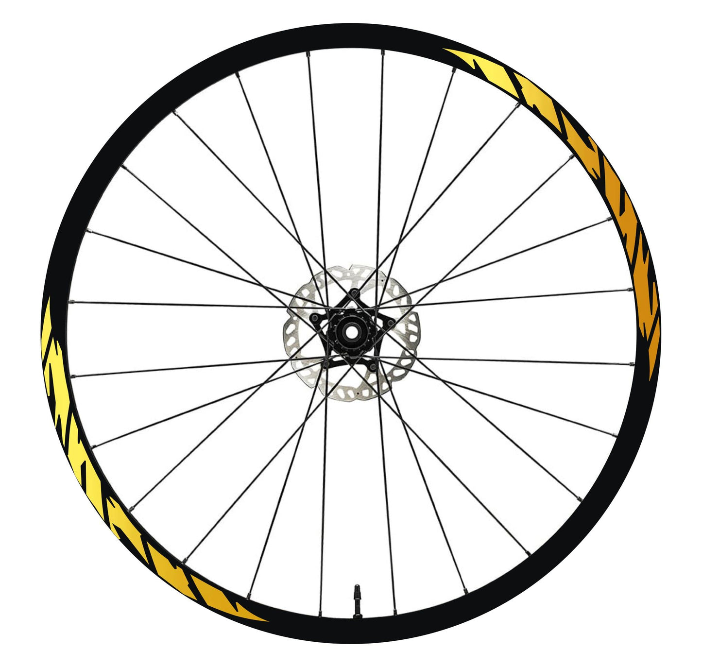 DualColorStampe Adesivi Compatibili con CUBE Cerchi Bici 26'' - 27,5'' - 28-29'' Pollici Ruota Bici MTB Bike Stickers Cerchi MTB B0062 a €15.99 solo da DualColorStampe