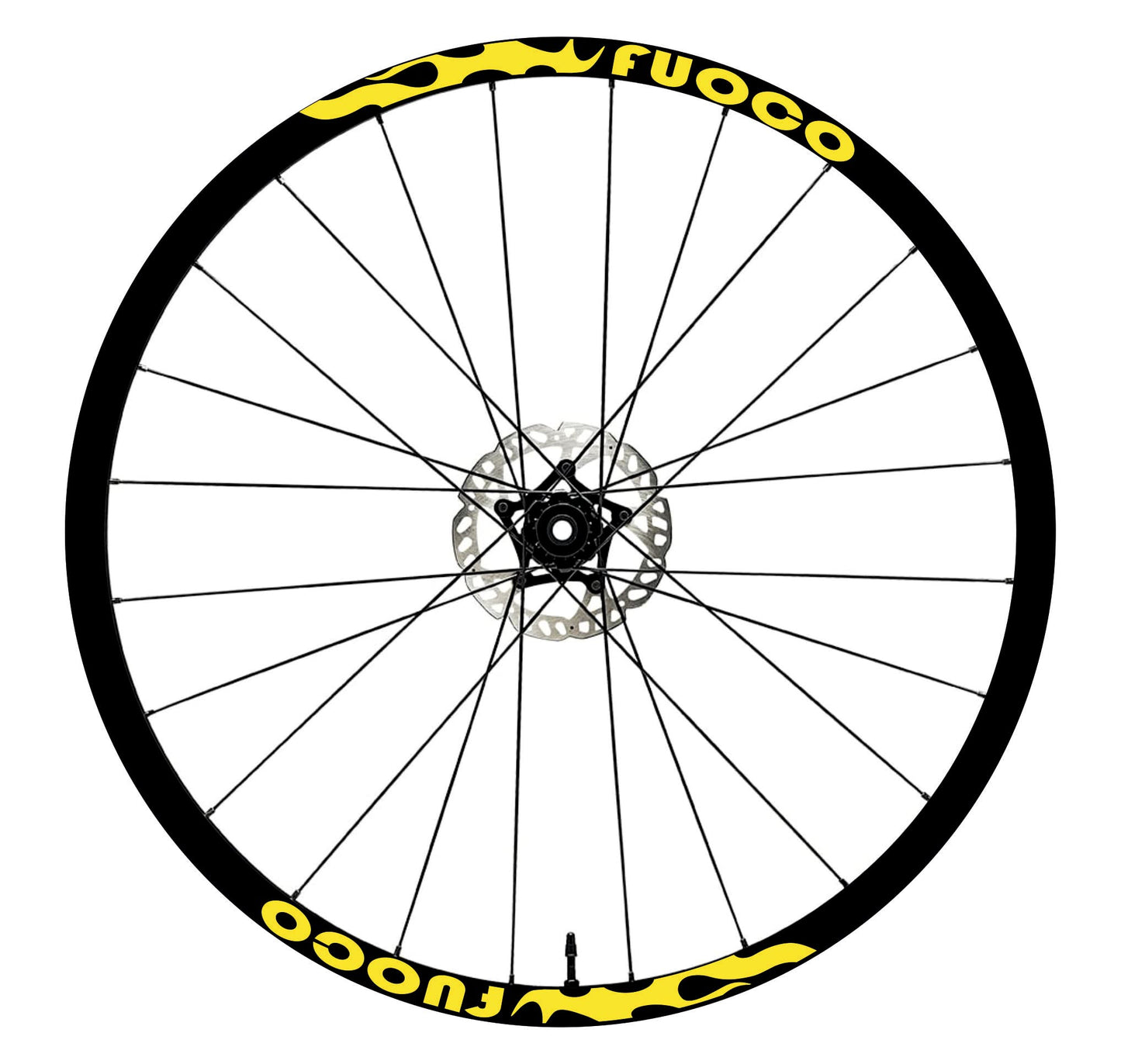 DualColorStampe Adesivi Cerchi Bici 26'' - 27,5'' - 28-29'' Pollici Ruota Bici MTB Bike Stickers Cerchi MTB B0057 a €12.00 solo da DualColorStampe