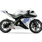 DualColorStampe Adesivi Compatibili con Yamaha YZF-R125 R125 (DX-SX) Carena moto decal stickers Design Stelle scacchiera M0126 a €18.99 solo da DualColorStampe
