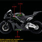 DualColorStampe Adesivi Compatibili con Honda CBR RR (2007-2010) carena DX-SX stickers Moto Motorbike COD.M0255 a €39.99 solo da DualColorStampe