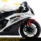 DualColorStampe Adesivi Compatibili con Yamaha R6 ANNO 2008 carena moto accessori stickers Motociclo colore a scelta BRO COD.M0280 a €34.99 solo da DualColorStampe