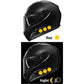 DualColorStampe Adesivi 12 PZ Sicurezza e visibilità di Notte per Bicicletta Passeggino Casco Moto Motorino Nero rifrangenti riflettenti catarifrangenti stickers COD.0273 a €8.99 solo da DualColorStampe