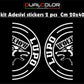 DualColorStampe Adesivi Compatibili con Scania Daf Iveco Man Camion accessori camion stickers camion finestrino LUPO COD.0303 a €19.99 solo da DualColorStampe