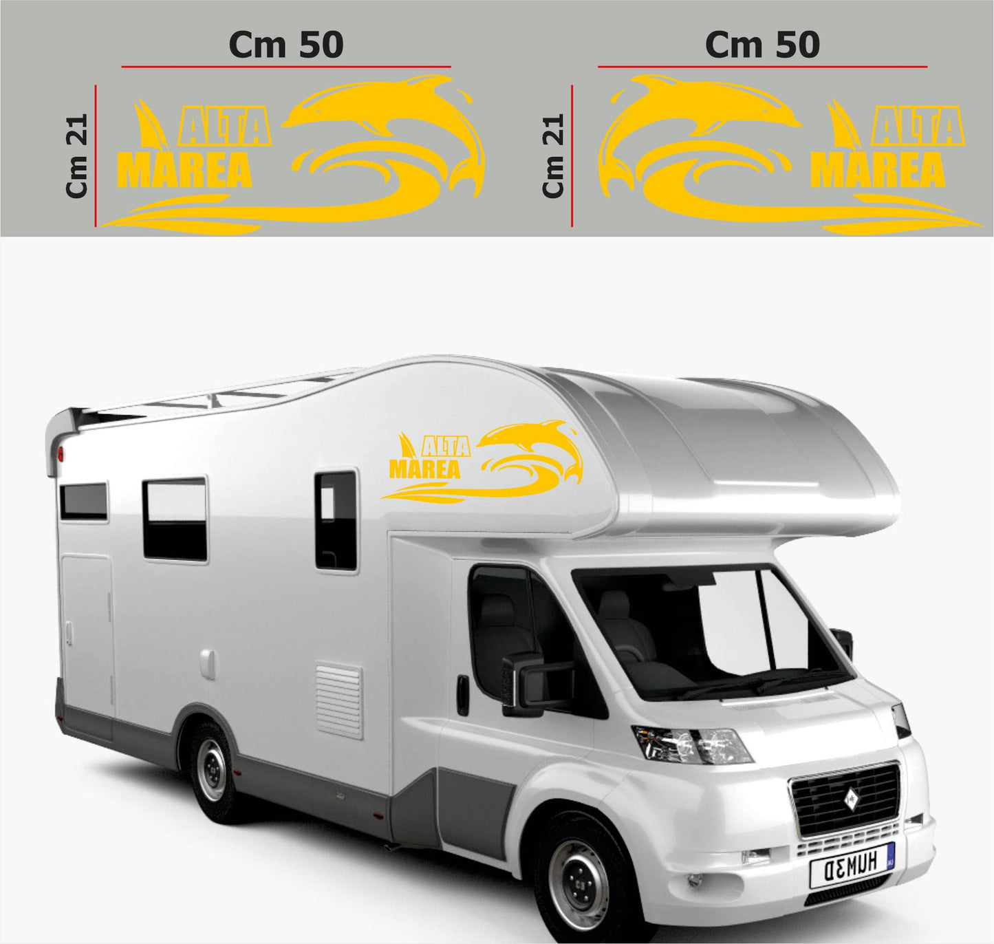 DualColorStampe Adesivi per Camper Compatibili con Adria Arca Bürstner Carthago Chausson Elnagh Mclouis Caravan Motorhome roulotte ALTA MEREA COD.0331 a €24.99 solo da DualColorStampe