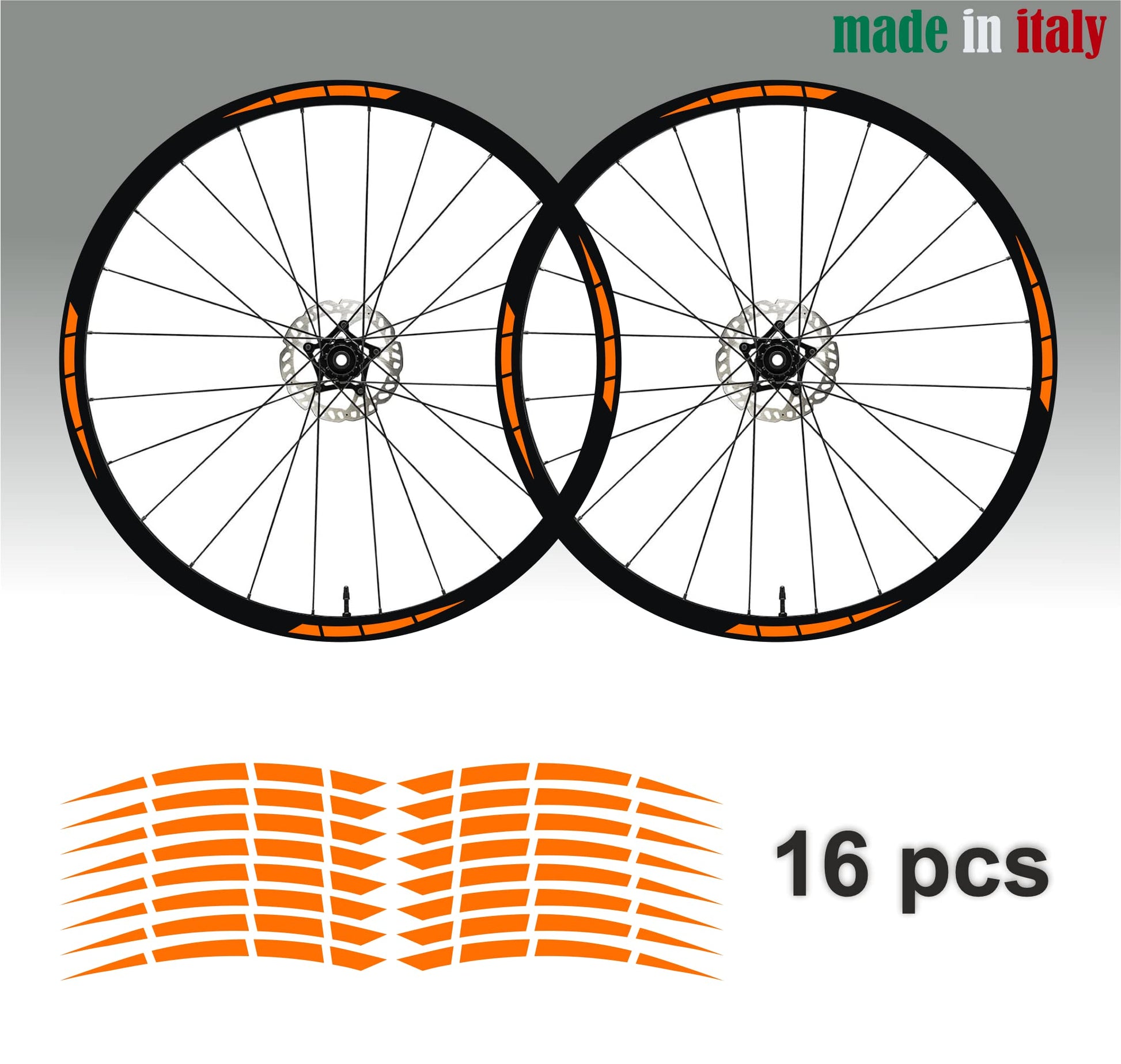 DualColorStampe Adesivi Cerchi Bici 26'' - 27,5'' - 28-29'' Pollici Ruota Bici MTB Bike Stickers Cerchi MTB B0008 a €10.00 solo da DualColorStampe