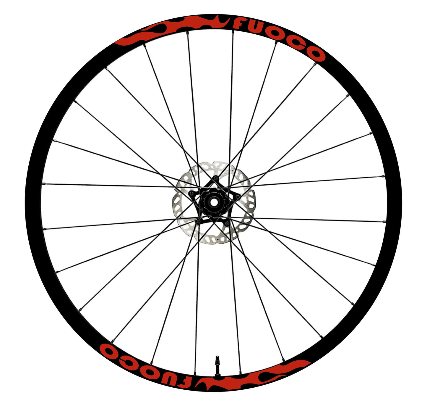 DualColorStampe Adesivi Cerchi Bici 26'' - 27,5'' - 28-29'' Pollici Ruota Bici MTB Bike Stickers Cerchi MTB B0057 a €10.00 solo da DualColorStampe