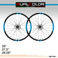 DualColorStampe Adesivi Compatibili con FOCUS Cerchi Bici 26'' - 27,5'' - 28-29'' Pollici Ruota Bici MTB Bike Stickers Cerchi MTB B0029 a €10.00 solo da DualColorStampe