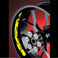 DualColorStampe Adesivi interno cerchi moto 17 POLLICI Compatibili con Ducati Suzuki Kawasaki Honda Triumph cerchi cerchioni gomme strisce COD.D0041 a €9.99 solo da DualColorStampe