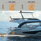 DualColorStampe Adesivi per barca nautica stickers fish per bancone bar lido attrezzatura spiaggia mare balneare stickers summer COD.M0115 a €10.99 solo da DualColorStampe