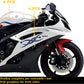 DualColorStampe Adesivi Compatibili con Yamaha R6 ANNO 2008 carena moto accessori stickers Motociclo colore a scelta BRO COD.M0280 a €34.99 solo da DualColorStampe