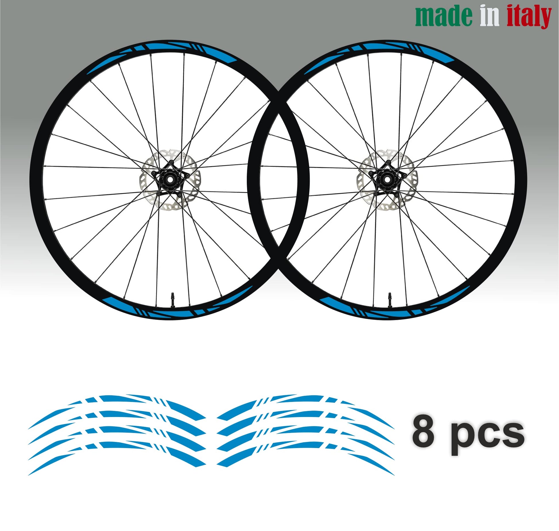 DualColorStampe Adesivi Cerchi Bici 26'' - 27,5'' - 28-29'' Pollici Ruota Bici MTB Bike Stickers Cerchi MTB B0007 a €10.00 solo da DualColorStampe