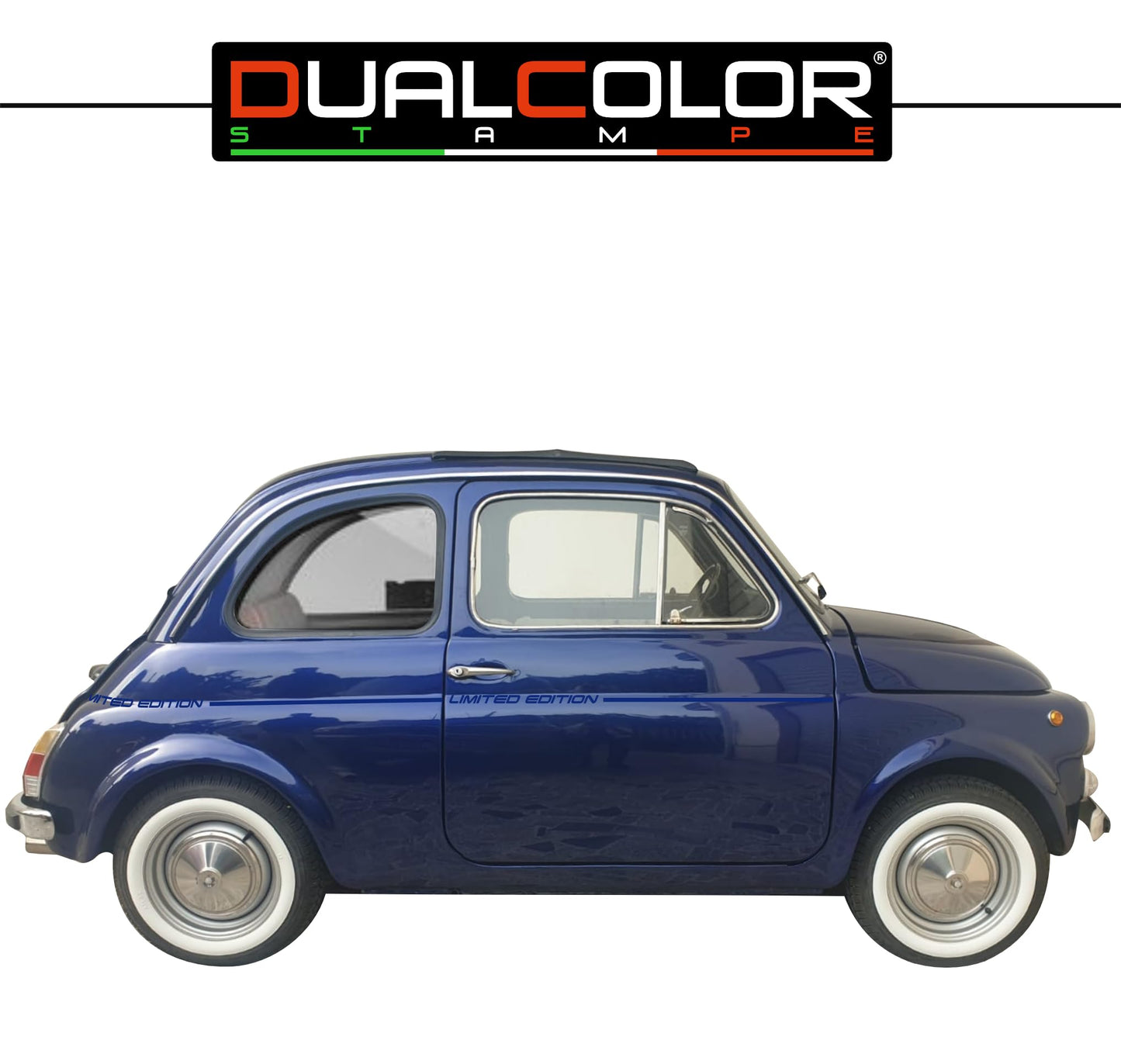 Adesivi Compatibili con Fiat 500L (ANNO 1972) stickers LIMITED EDITION tuning decal adesivi auto fiancata laterale COD.0359